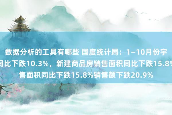 数据分析的工具有哪些 国度统计局：1—10月份宇宙房地产开采投资同比下跌10.3%，新建商品房销售面积同比下跌15.8%销售额下跌20.9%