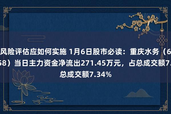 风险评估应如何实施 1月6日股市必读：重庆水务（601158）当日主力资金净流出271.45万元，占总成交额7.34%